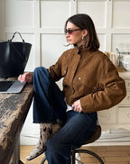 Brun & Code Vintage Suede Jacket