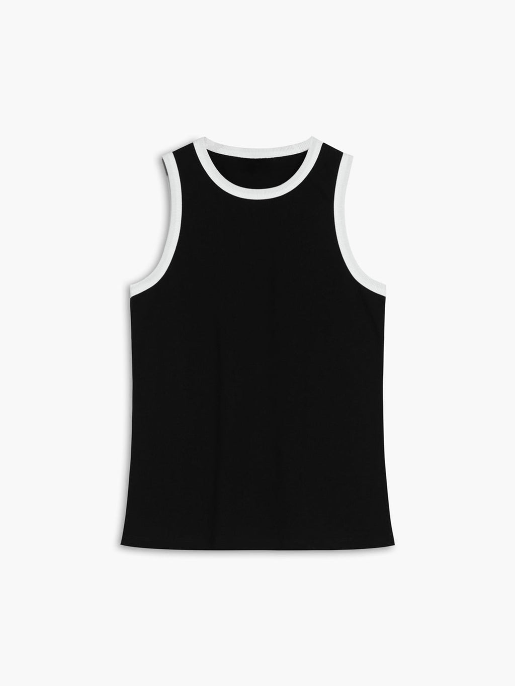La Riviera Tanktop mit Kontrastbesatz