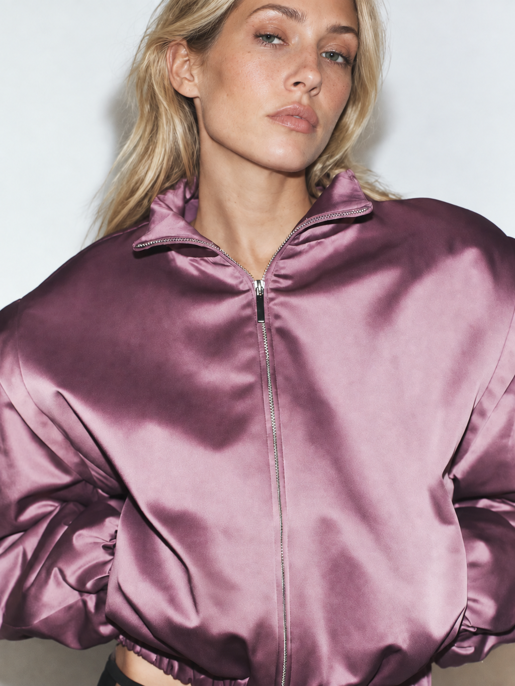 Maven Satin Puffer Jacket