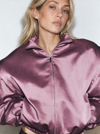 Maven Satin Puffer Jacket