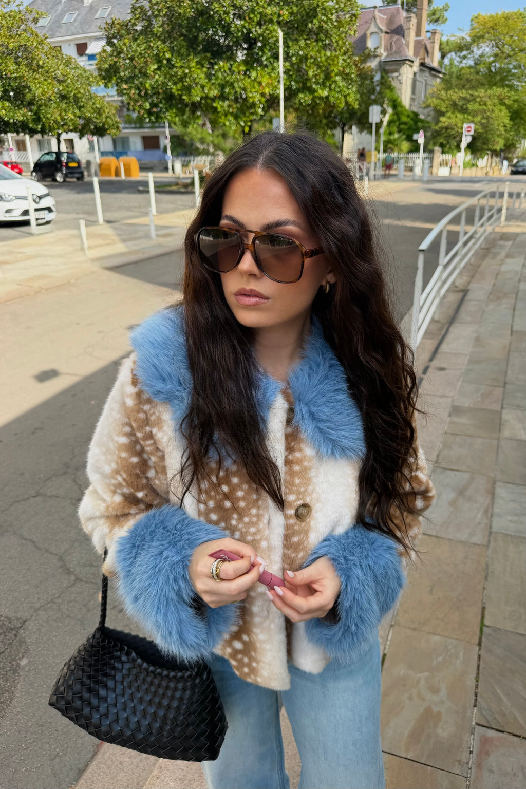 Ferryhill Bambi Blue Jacket street style