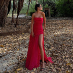 Valentine Asymmetric Maxi Dress