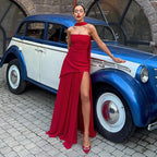 Valentine Asymmetric Maxi Dress