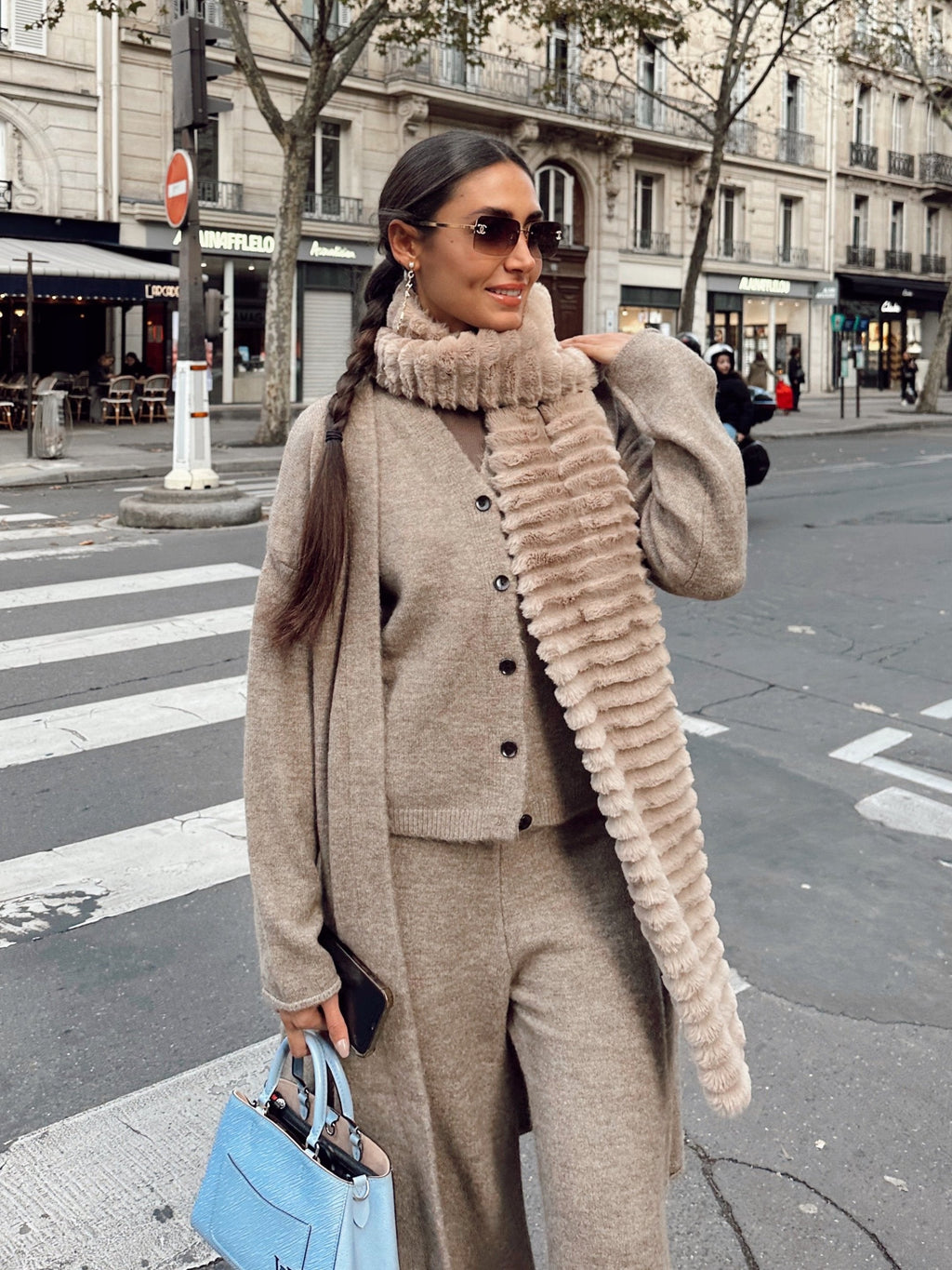 Ninon Knitted Cardigan Lounge Set