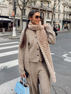 Ninon Knitted Cardigan Lounge Set