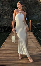 Kleid mit Applikation von Concorde &amp; Caviar