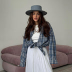 Camicia a quadri oversize vintage secolo