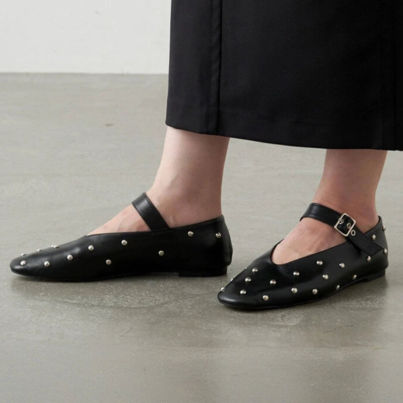 Paloma Rivet Ballet Flats
