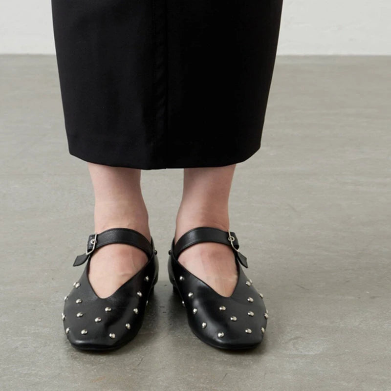 Paloma Rivet Ballet Flats