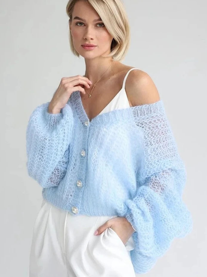 Diana Tricot Sheer Cardigan