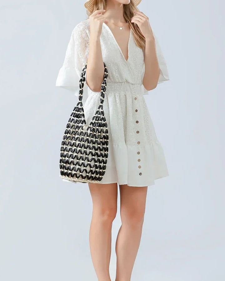 Ascott Beaded Bucket Tote