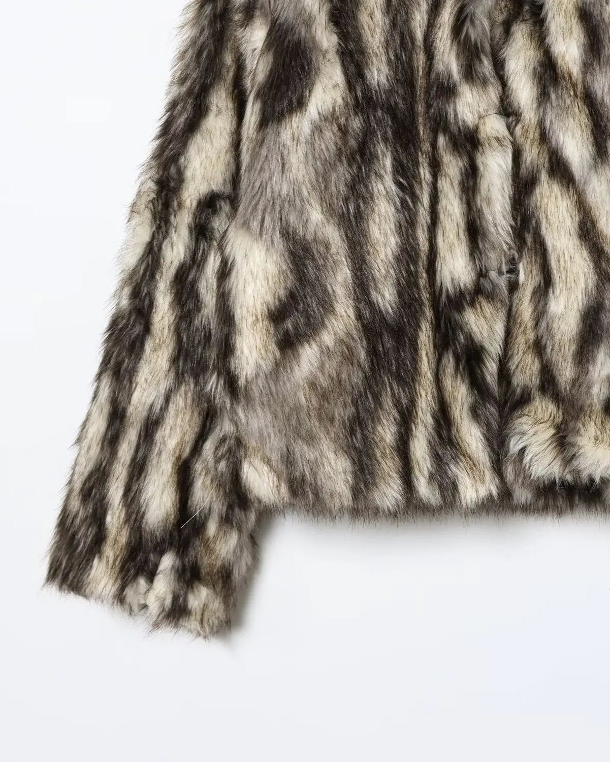 Ferryhill Wolf Faux Fur Jacket