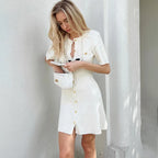 Diana Tricot Ribbed Knit Dress