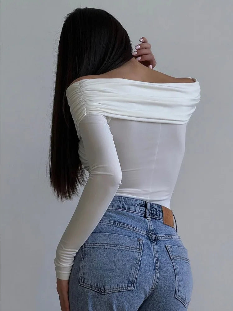 Kendall Crossed Off-Shoulder Top