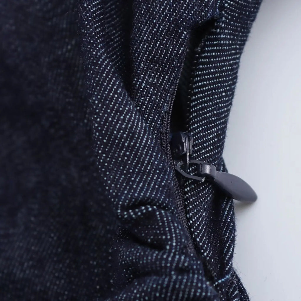 Diana Tricot Snatched Waist Denim Midi Dress