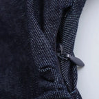 Diana Tricot Snatched Waist Denim Midi Dress