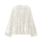 Mach & Aliza Sequin Kimono Top