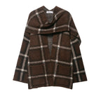 Jacques Vintage Plaid Scarf Jacket