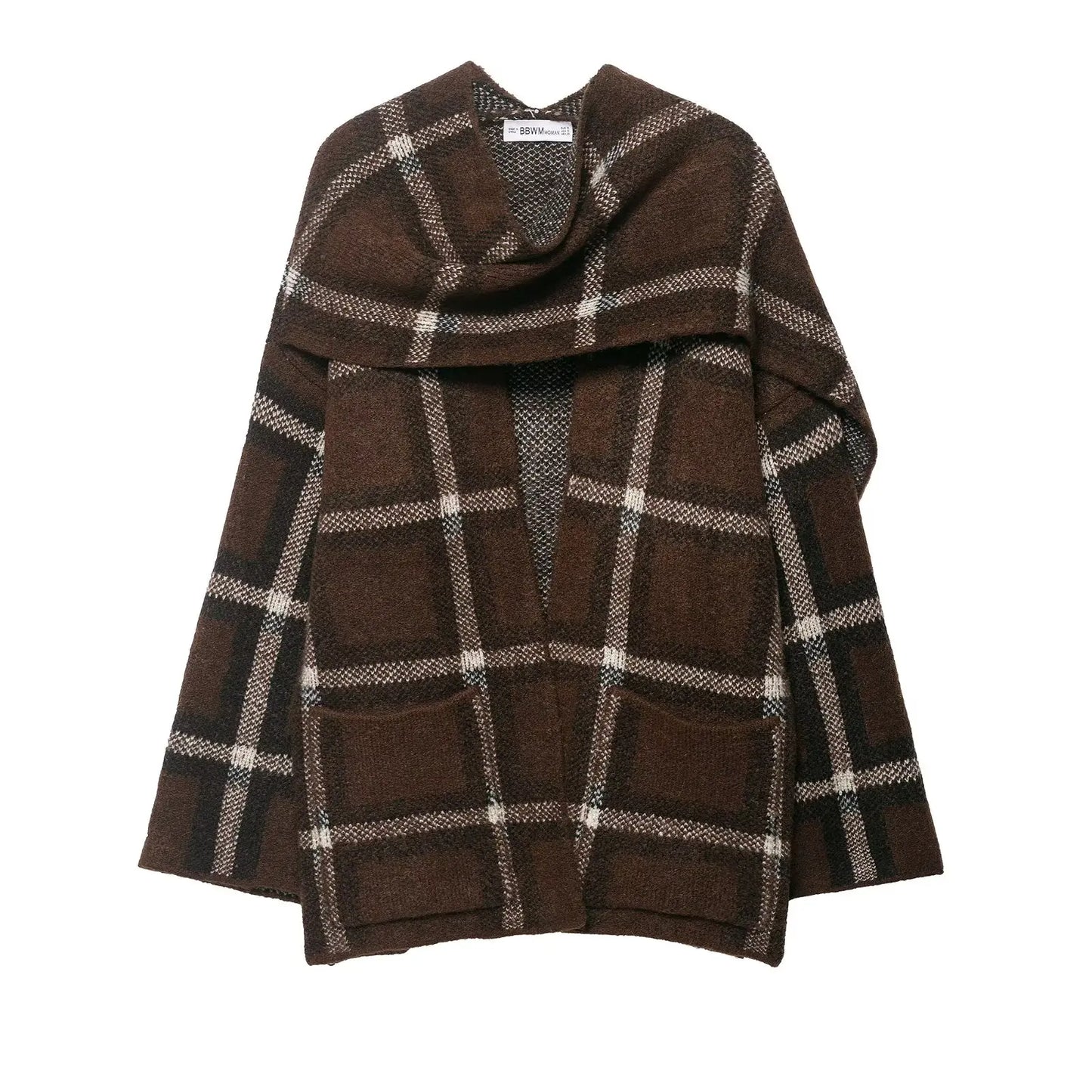 Jacques Vintage Plaid Scarf Jacket
