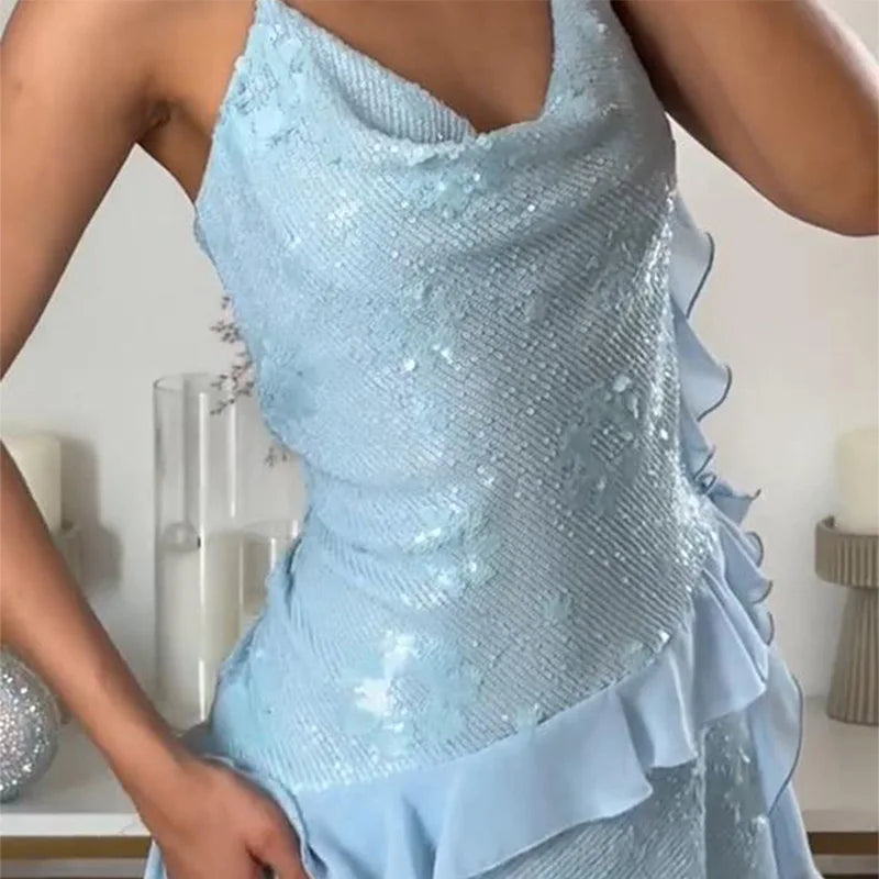 Mach & Aliza Sequin Mini Dress