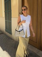 Diana Tricot Longline Waistcoat