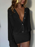 Kendall Butter Yellow Shirt Dress