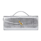 Bergamo Clutch in Croc