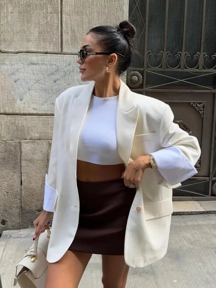 Diana Tricot Oversized Blazer