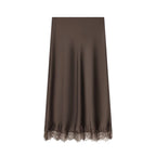 Dina Tricot Lace Trim Midi Skirt