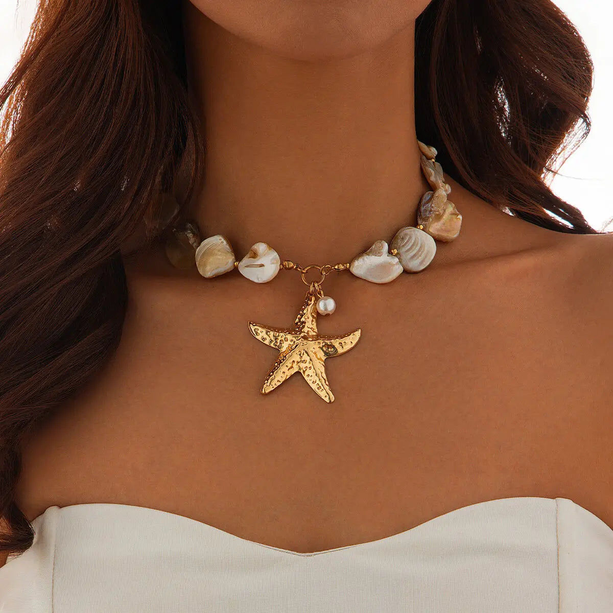 Coco & Verde Starfish Pendant Necklace