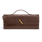 Bergamo Clutch in Croc