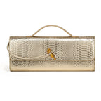 Bergamo Clutch in Croc