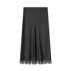 Dina Tricot Lace Trim Midi Skirt