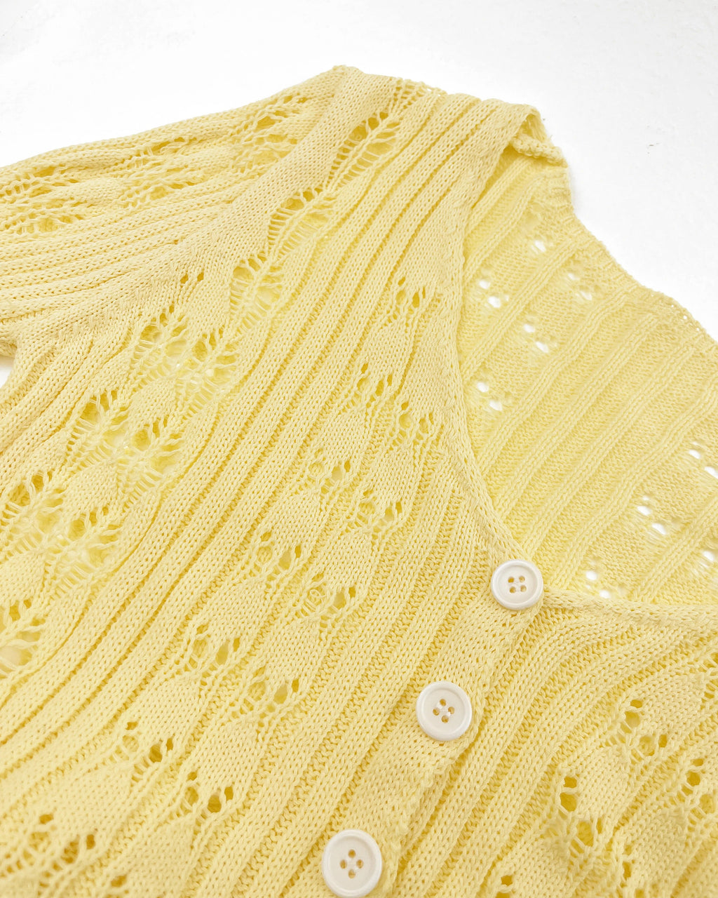 Kendall Flare Sleeve Crochet Knit Top