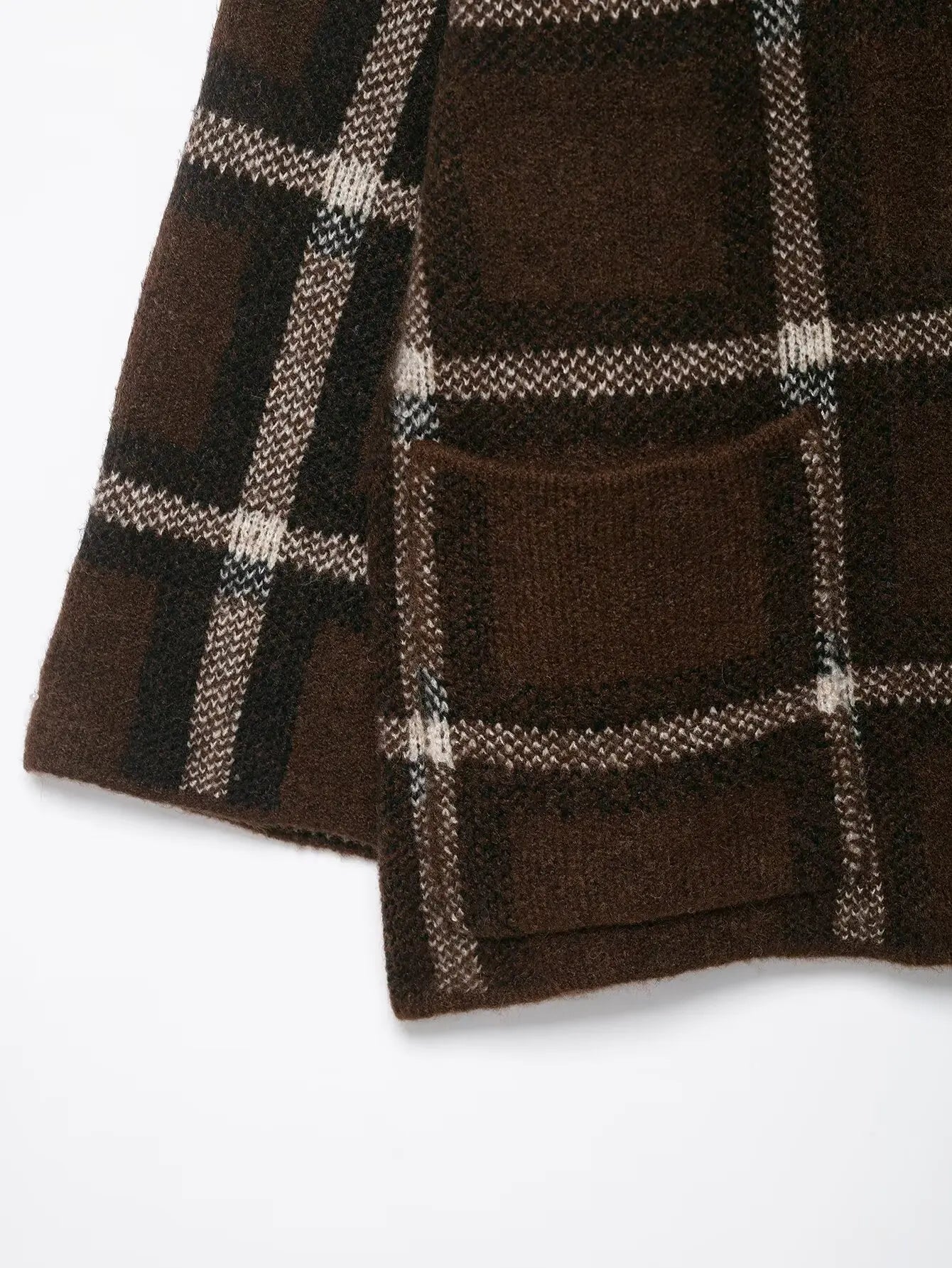 Jacques Vintage Plaid Scarf Jacket