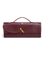 Bergamo Clutch in Croc