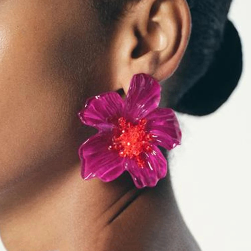 Maison De Fluer Resin Earrings