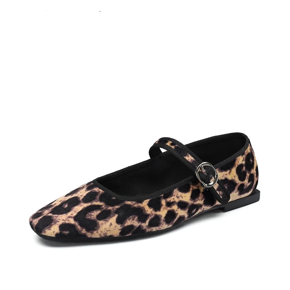 Aeden Paris Velvet Ballet Flats