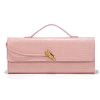 Bergamo Clutch in Croc