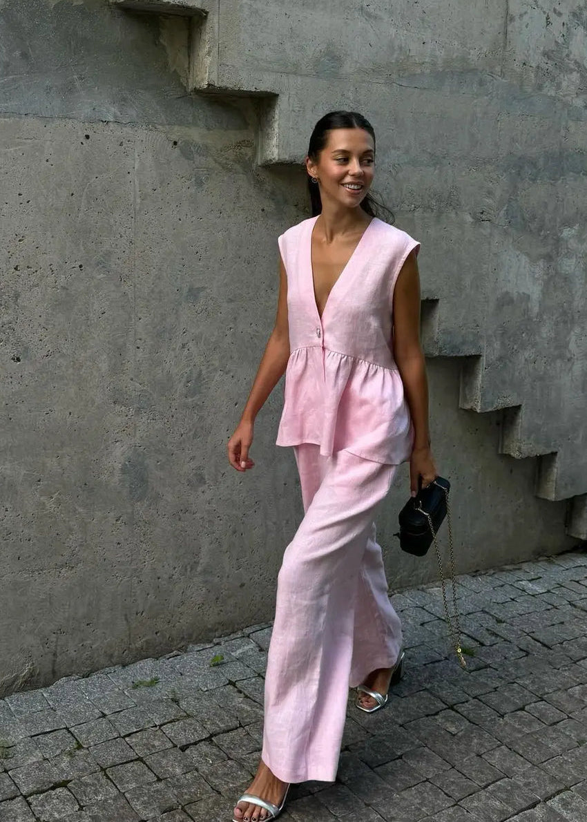 Vintage Century Peplum Set