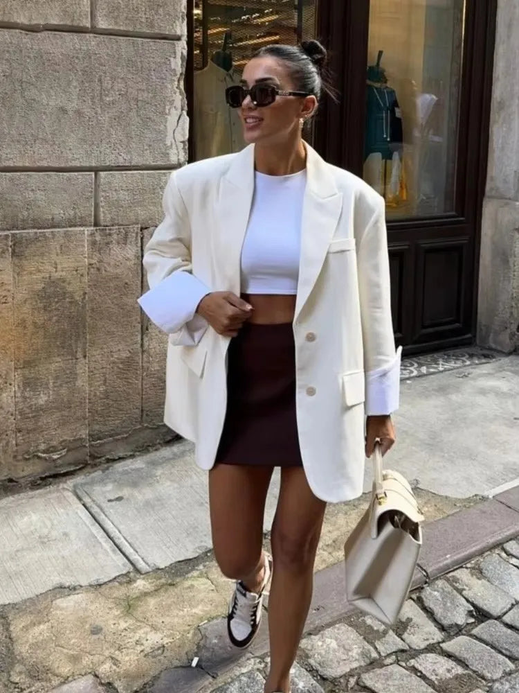 Diana Tricot Oversized Blazer