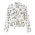 Vintage Century Polka Dot Belted Jacket & Capri Set