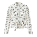 Vintage Century Polka Dot Belted Jacket & Capri Set