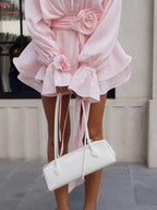 Rosella Pleated Pink Dress