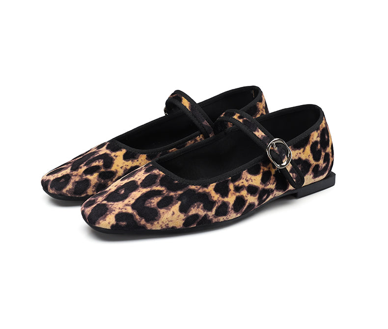 Aeden Paris Velvet Ballet Flats