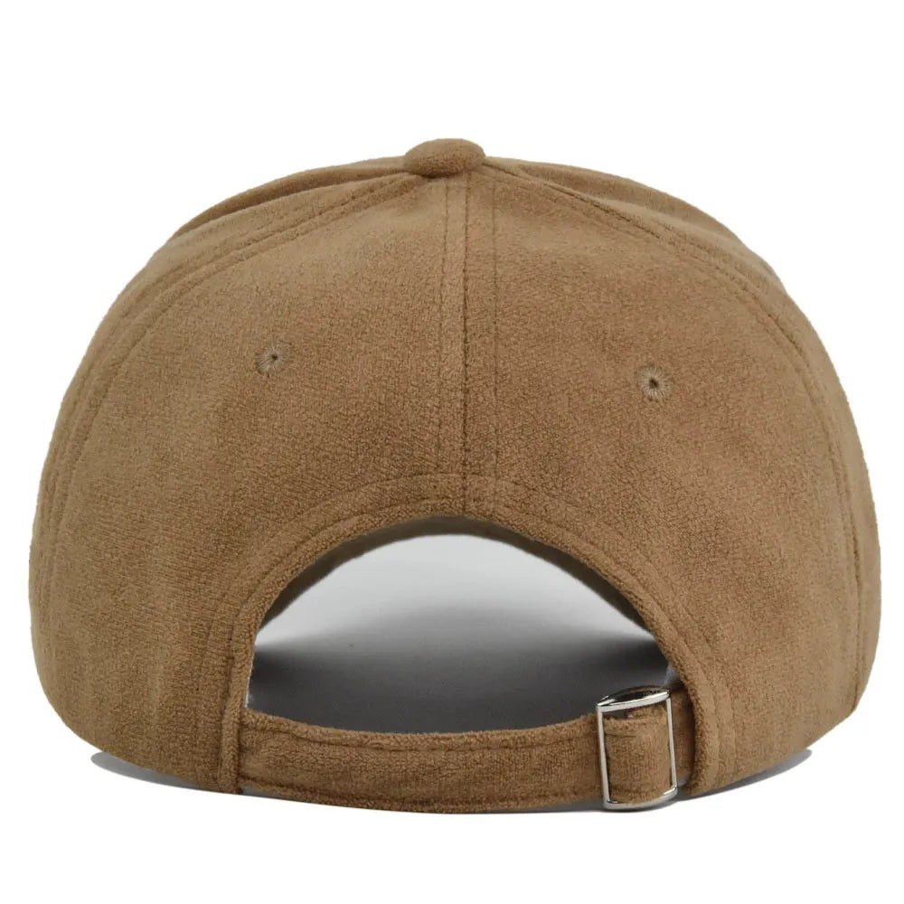 Vegan Suede Baseball Cap