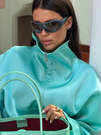 Kendall Satin Zip Co-Ord Set full