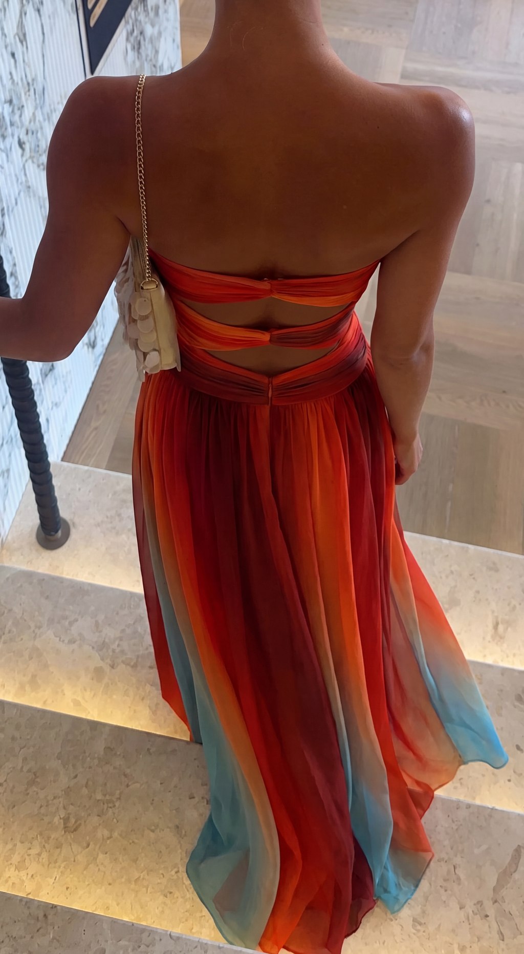 Lucile Knot Maxi Dress detail
