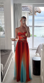Lucile Knot Maxi Dress back