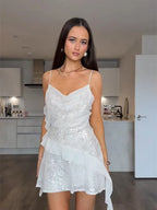 Mach & Aliza Sequin Mini Dress